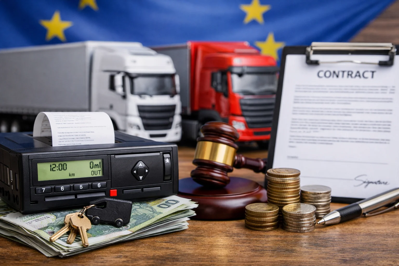 Dofinansowanie wymiany tachografów ogranicza możliwość sprzedaży pojazdów